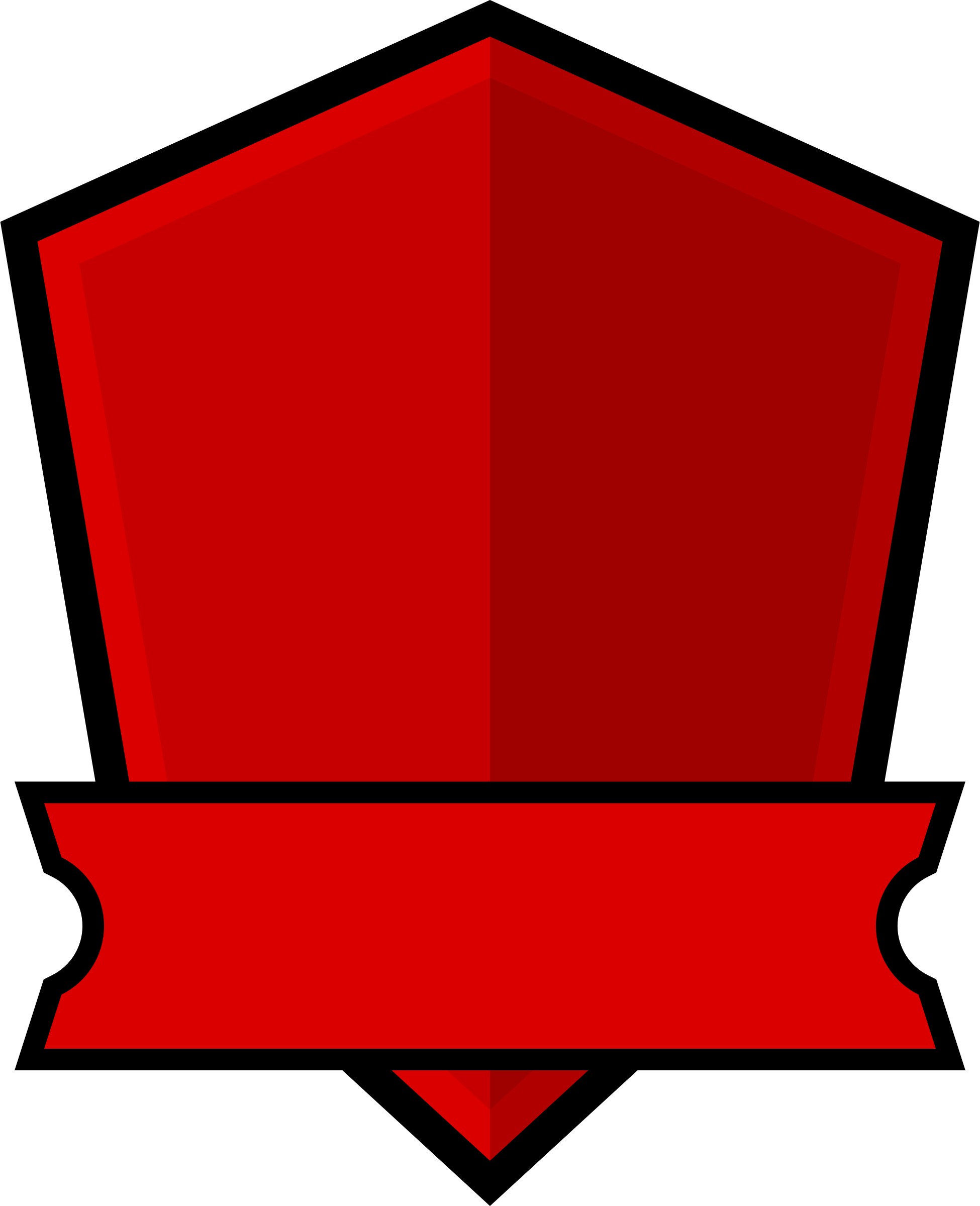 Shield With Banner - Shield Banner Png (1950x2400)