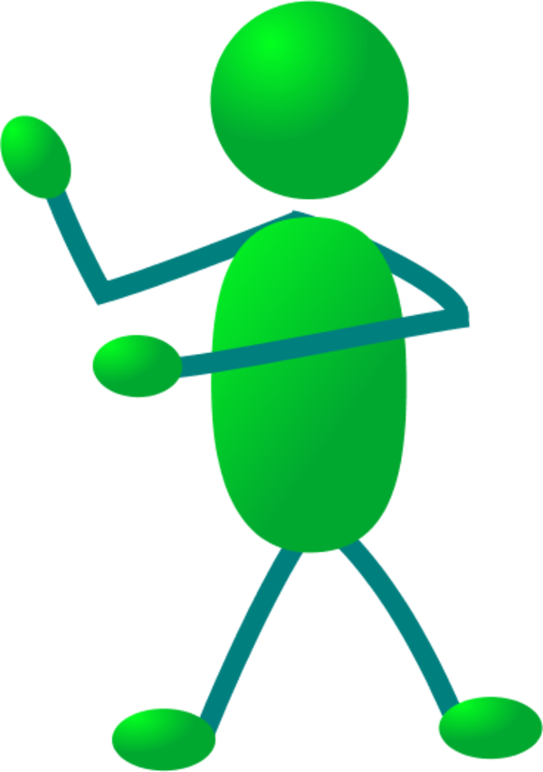 Stick Man Art - Stick People Clip Art (600x853)