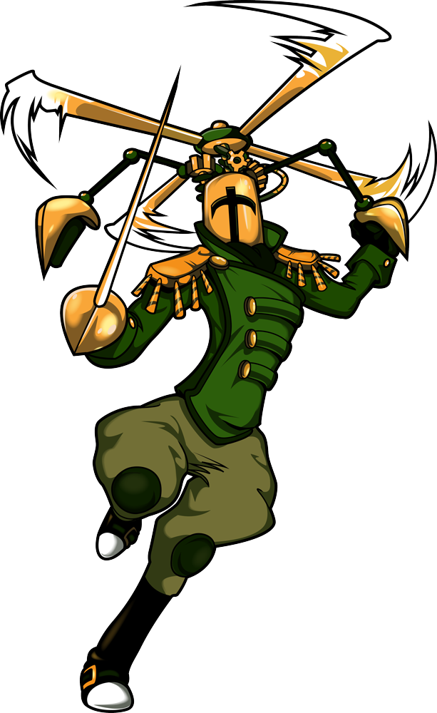Propeller Knight - Shovel Knight Propeller Knight (613x1000)