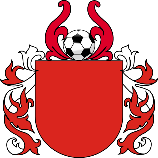 Soccer Clipart Shield - Soccer Logo Blank Red (600x600)