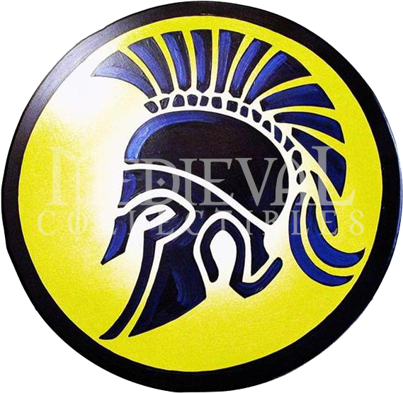 Wooden Trojan Shield - Ancient Greek Shield Designs (592x592)