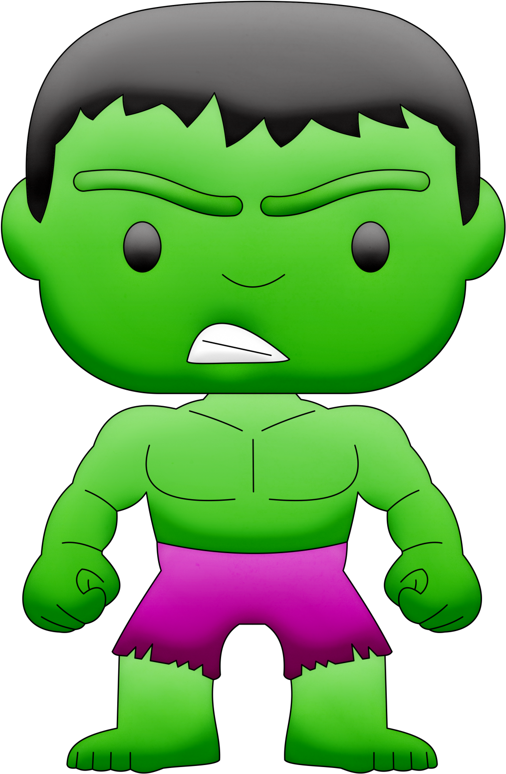 Pin By Полина Матв On Для Наклеек - Hulk Cute Png (1065x1600)