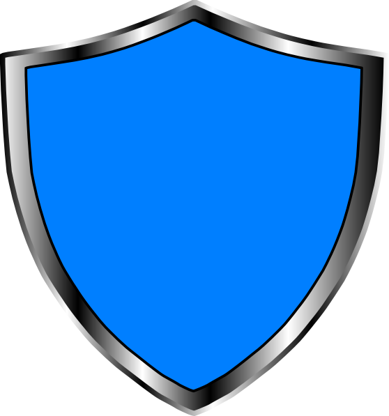 Escudo Azul Png Vector (558x597)