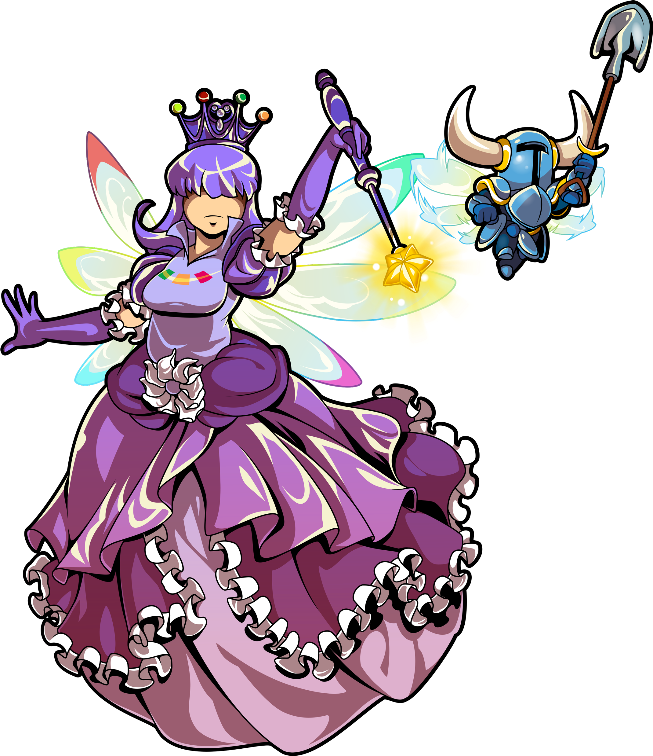 Madame Meeber - Shovel Knight Amiibo Fairy (2143x2500)