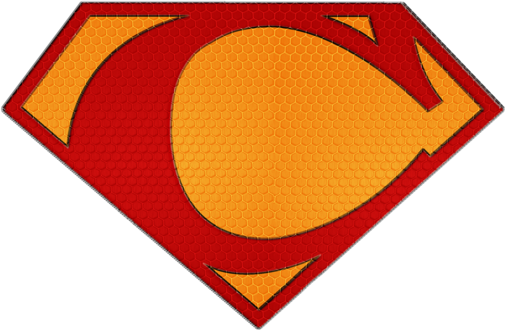Superman Clipart Psd - Superman Logo With C (1071x746)