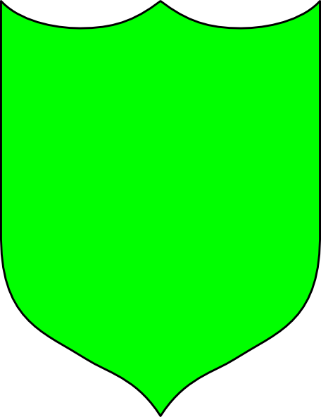 Green Shield Crest Clip Art At Clkercom Vector - Green Shield Clipart (456x592)