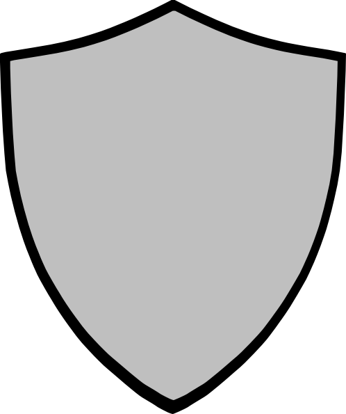 Gray Clipart Shield - Gray Shield Clipart (498x595)