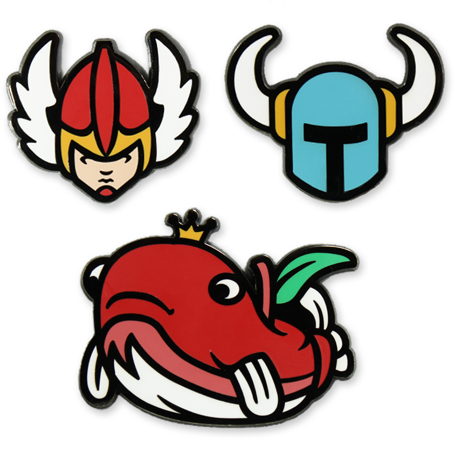 Shovel Knight Pin Set (1024x1024)
