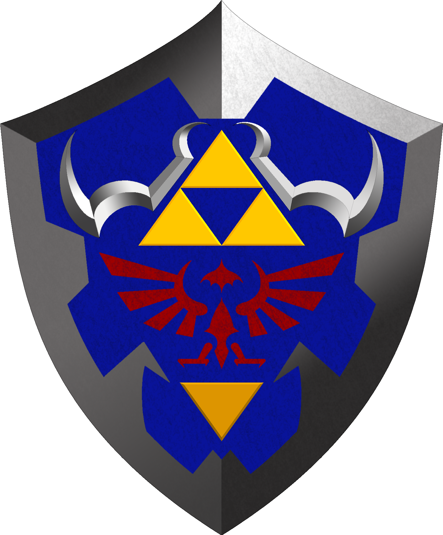 Shield Clipart Zelda - Hylian Shield (1450x1761)