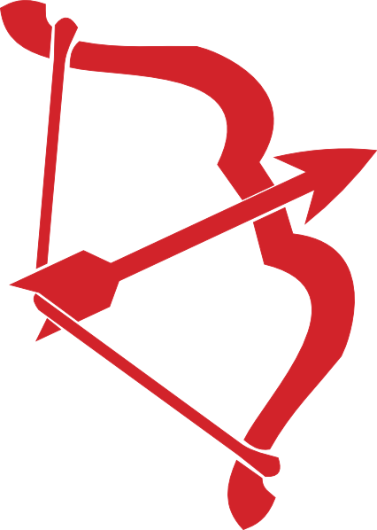 Bow And Arrow Clip Art (426x598)
