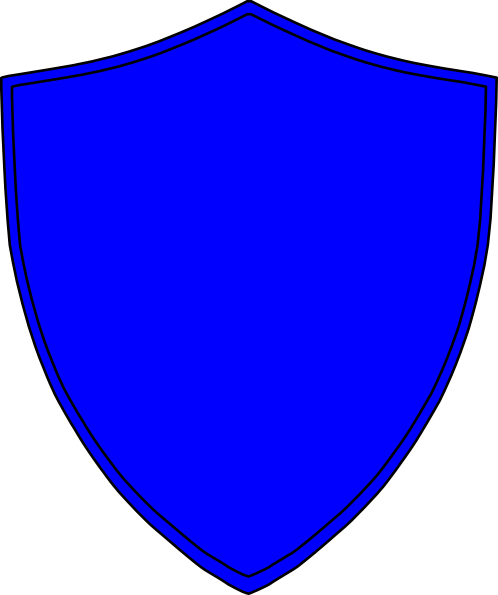 Blue Shield Cliparts Clipart - Emblem (498x595)