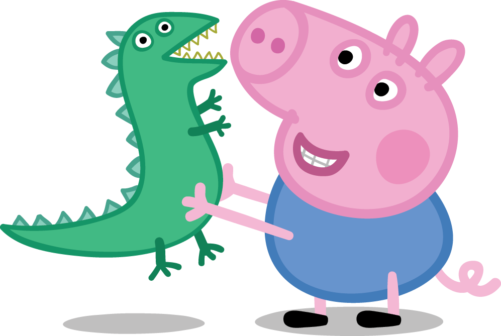 Peppa Pig Partner Toolkit - George Pig With Dinosaur (997x669)