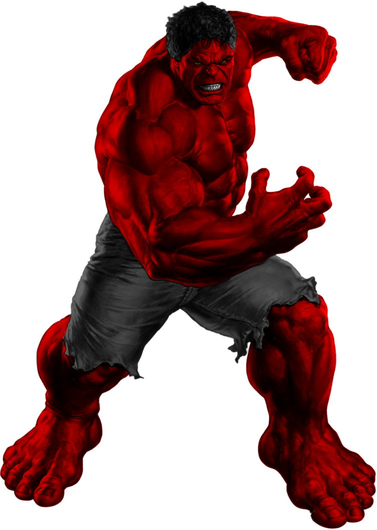 #red #hulk #clip #art - Hulk - Avengers (753x1060)