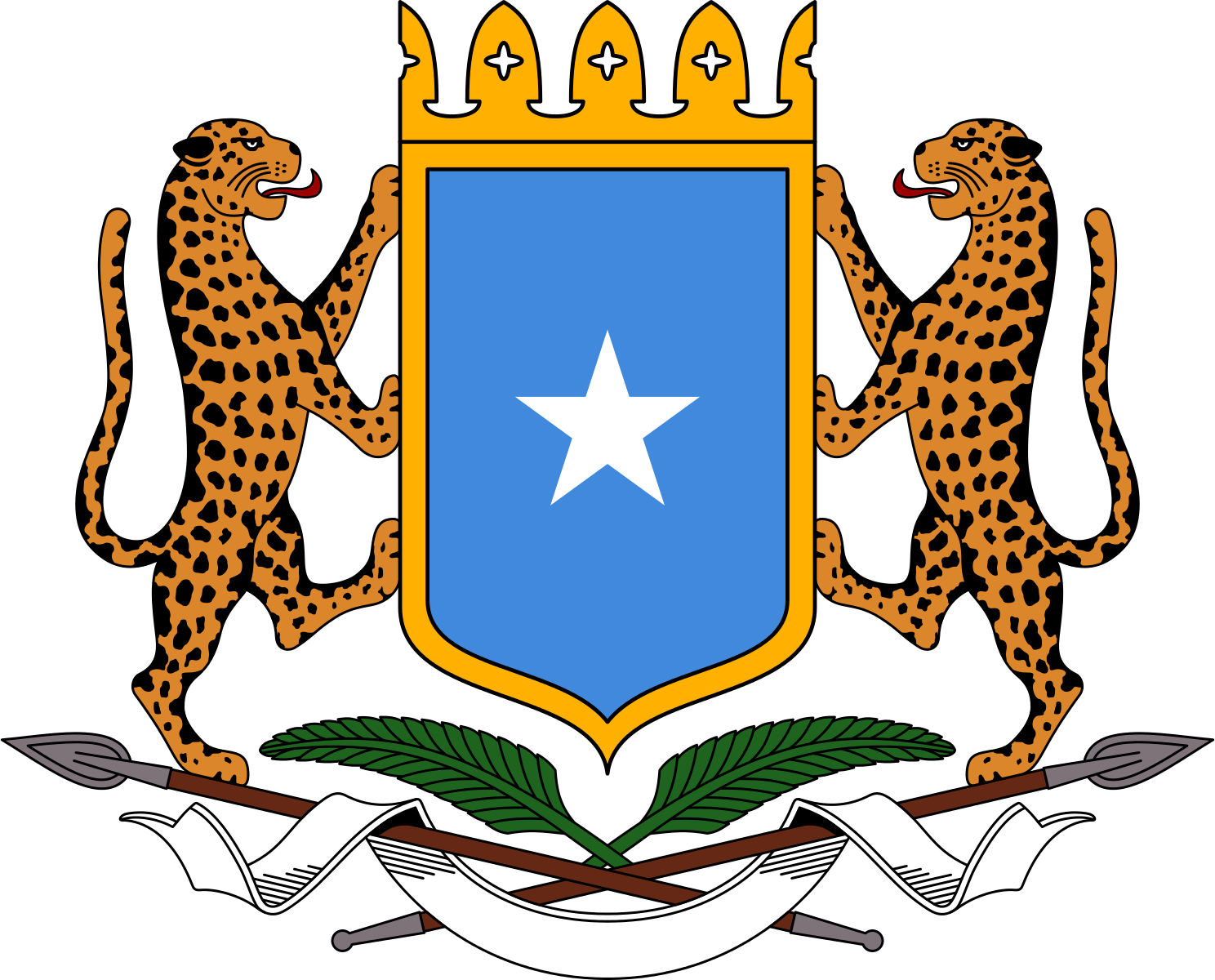 Coat Of Arms Of Somalia - Dowlada Soomaaliya (1488x1200)