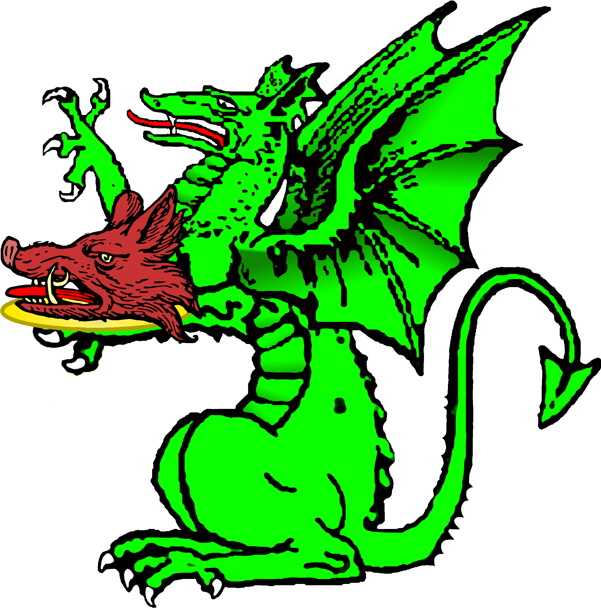 Cam Achievement Component - Coat Of Arms Dragon (2000x2000)