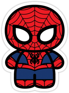 Discover Ideas About Spiderman Stickers - Spiderman Baby Cartoon (375x360)
