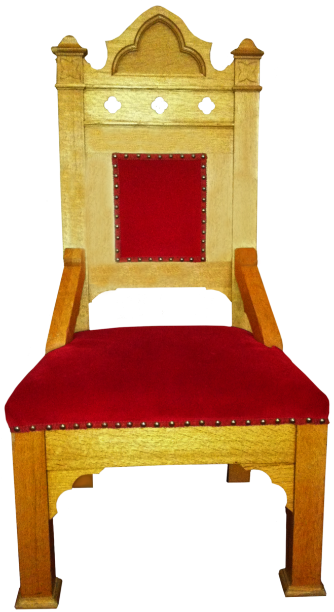 Church Chair By Wdwparksgal-stock - Church Chair Clipart (658x1214)