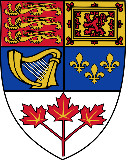 Our Coat Of Arms - Canadian Coat Of Arms Shield (500x637)
