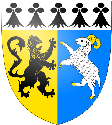 Finistère , Prefecture - De Poher Coat Of Arms (390x430)