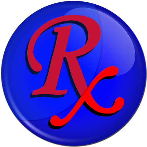 Red Rx Navy Blue Circle Clip Art Image - Circle (512x512)