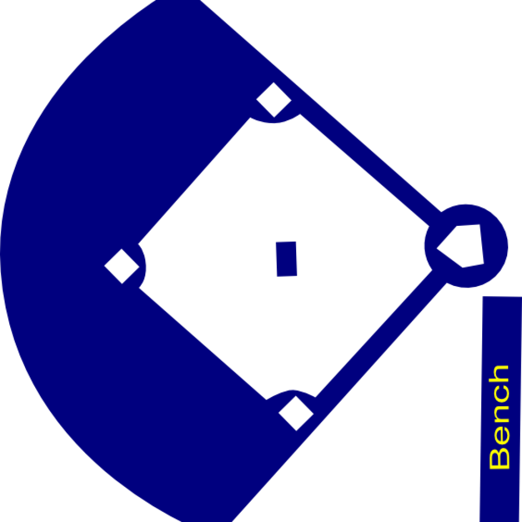 Baseball Field Clipart Baseball Field Navy Clip Art - Clip Art (1024x1024)