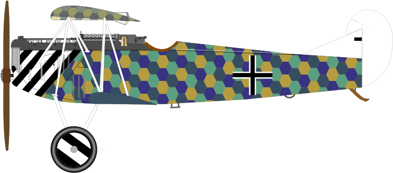 Similar Clip Art - Fokker D.vii (2400x1855)