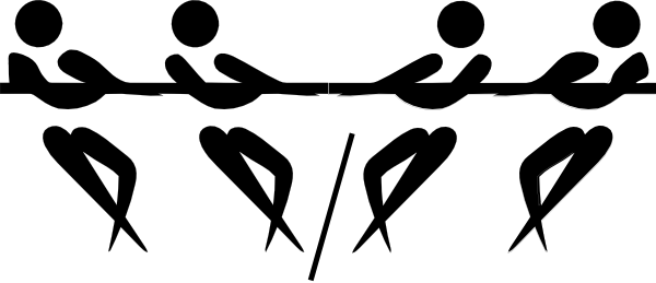 Tug Clip Art At Clker - Tug Of War Cartoon (600x259)