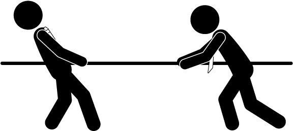 Tug Of War Royalty-free Drawing Clip Art - Tug Of War Symbol (640x640)