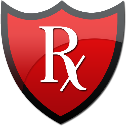 Pharmacist Rx Symbol Shield Clip Art Image - Pharmacy Rx Logo 3d (512x512)