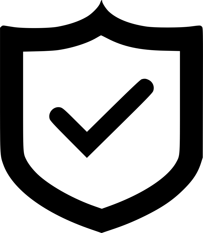 Shield Checkmark Comments - Protection Icon Png (856x980)