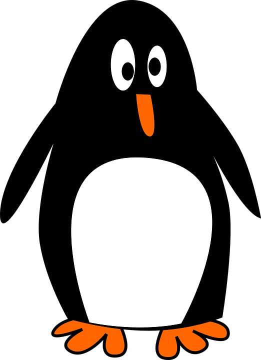 Tux Penguin Animal Bird Linux Cute Unix Mascot - Cartoon Animals Penguin (566x800)