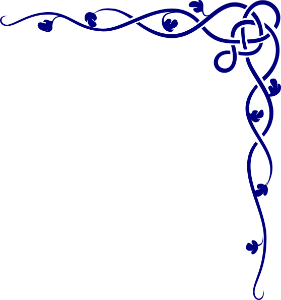 Navy Celtic Vine Clip Art At Clker - St Joseph Prayer For Sellers (558x595)