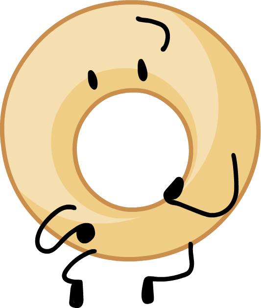 Donut - Bfb Characters (533x628)