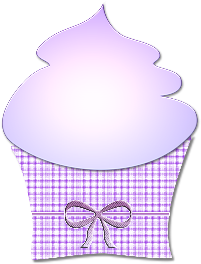 Purple Cupcake Clip Art - Lampshade (864x1146)