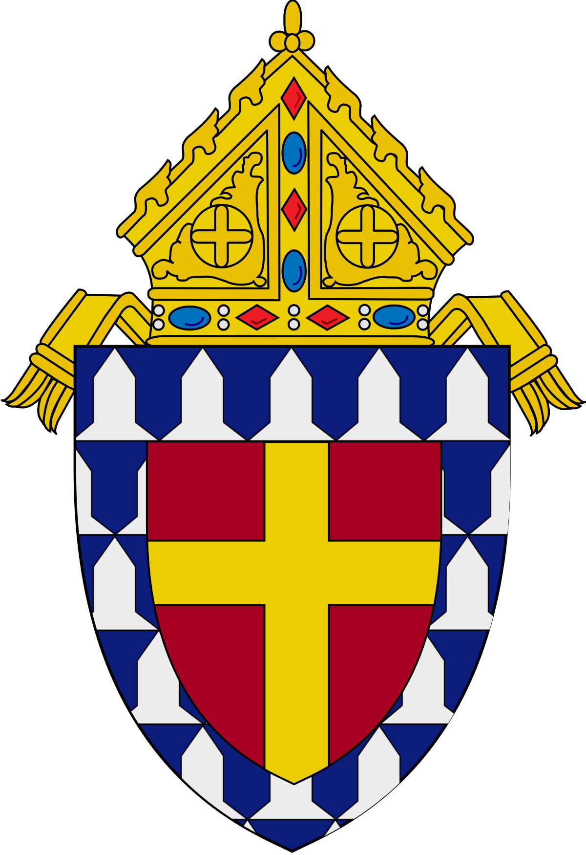 Coa Roman Catholic Diocese Of Lafayette In Louisiana - Roman Catholic Archdiocese Of St (1200x1749)