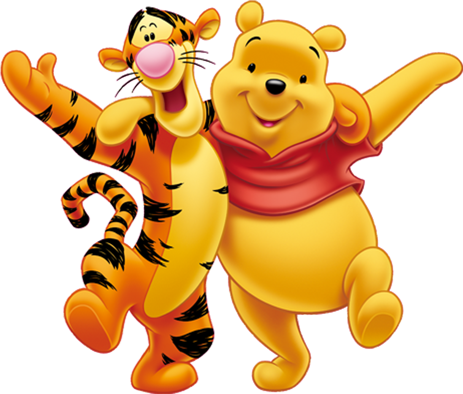 Image De Winnie Pooh - Winnie The Pooh And Tigger - (1600x1600) Png Clipart...