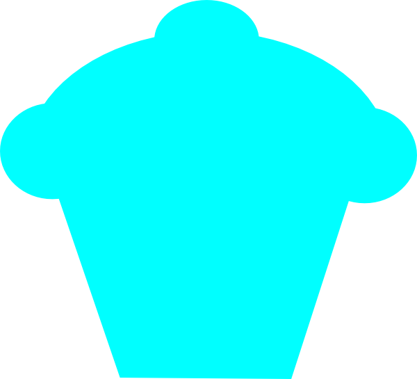 Cupcake Outline Clip Art (600x545)