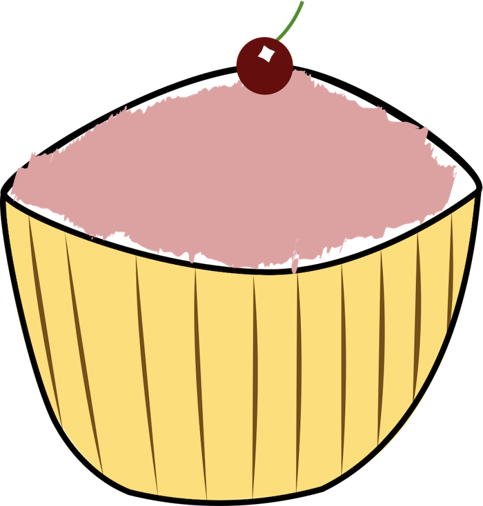 Cupcake Birthday Cake Clip Art - Cupcake Birthday Cake Clip Art (700x734)