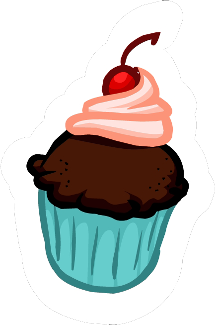 Cupcake Pin - Club Penguin Cupcake Pin (946x652)