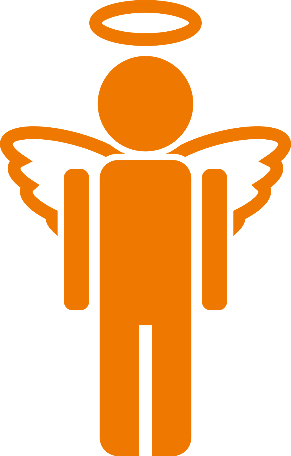 Angel Icon Clip Art Free Vector - Angel Clip Art (500x784)