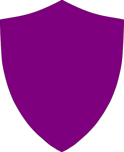 Purple Shield Clip Art - Purple Shield Clipart (486x594)