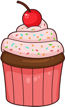 Free To Use Amp Public Domain Cupcake Clip Art - Cartoon Cupcake (286x429)