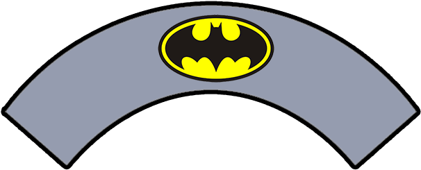 Batman Free Printable Wrappers Cupcake - Batman Free Printable Wrappers Cupcake (650x300)