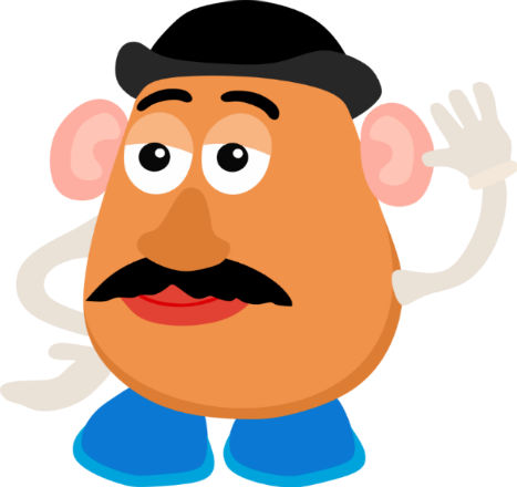 Toy Story - Señor Cara De Papa Animado (467x440)
