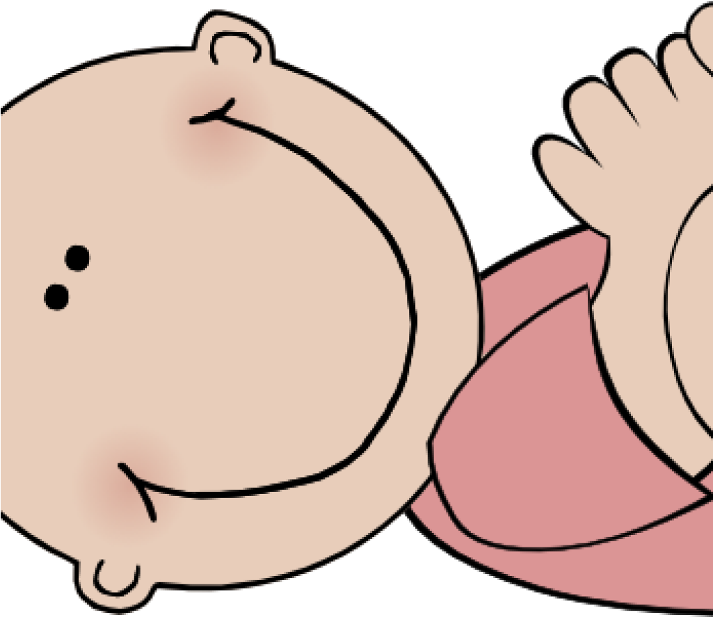 Baby Girl Clipart Ba Girl Lying Clip Art At Clker Vector - Its A Boy Due In June (1024x1024)