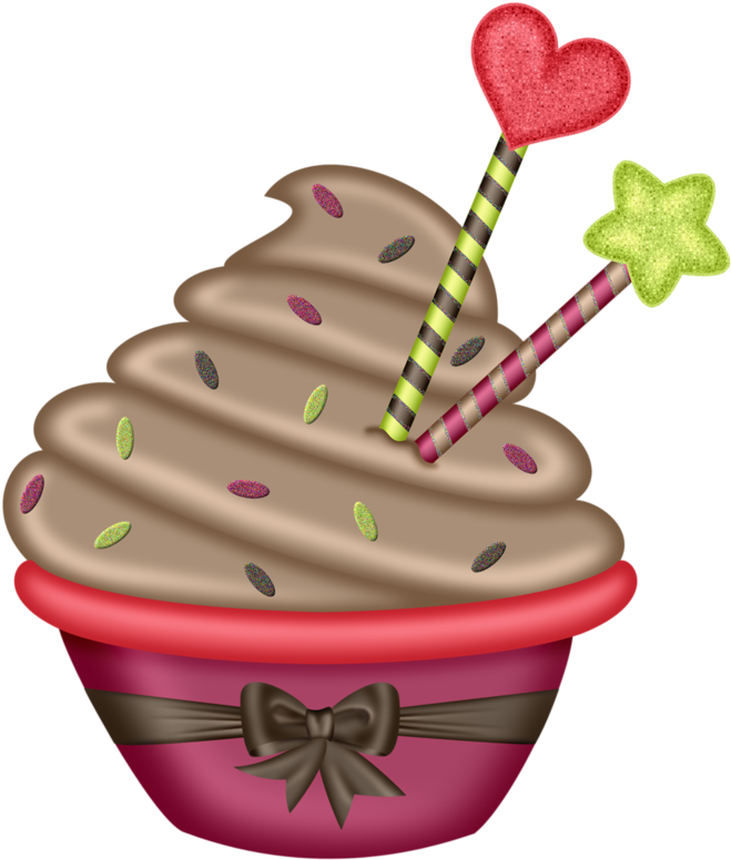 Album - Cupcake Dibujos Animados (699x800)