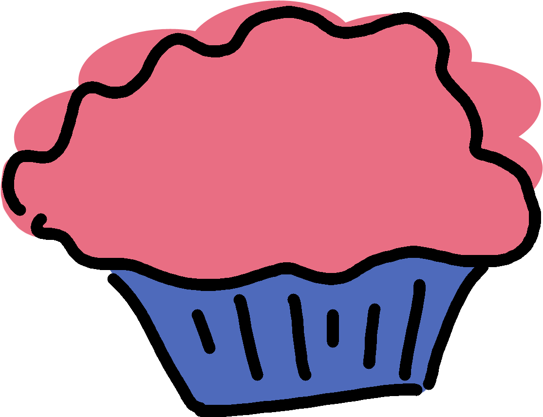 Cupcake Clipart - Transparent Cupcakes Clipart (1174x952)