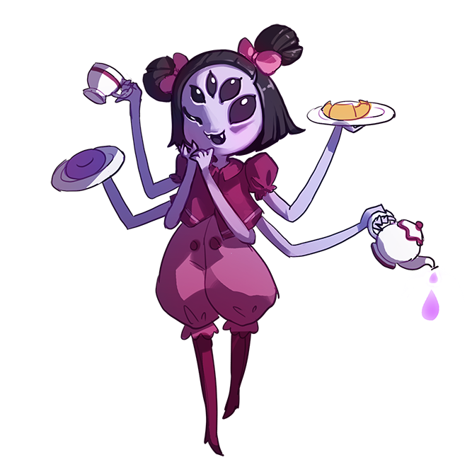 Spider Clipart Transparent - Undertale Muffet Png (667x667)