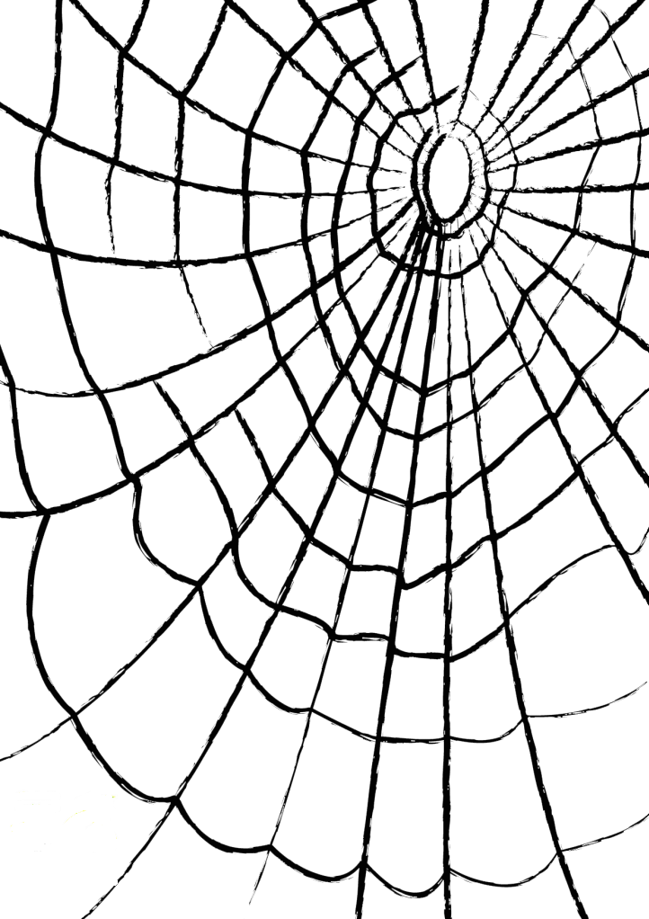 Spider Web Clip Art - Spider Web (722x1022)