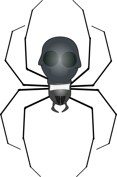 Free Vector Spider Clip Art - Spider Clip Art (1589x2400)